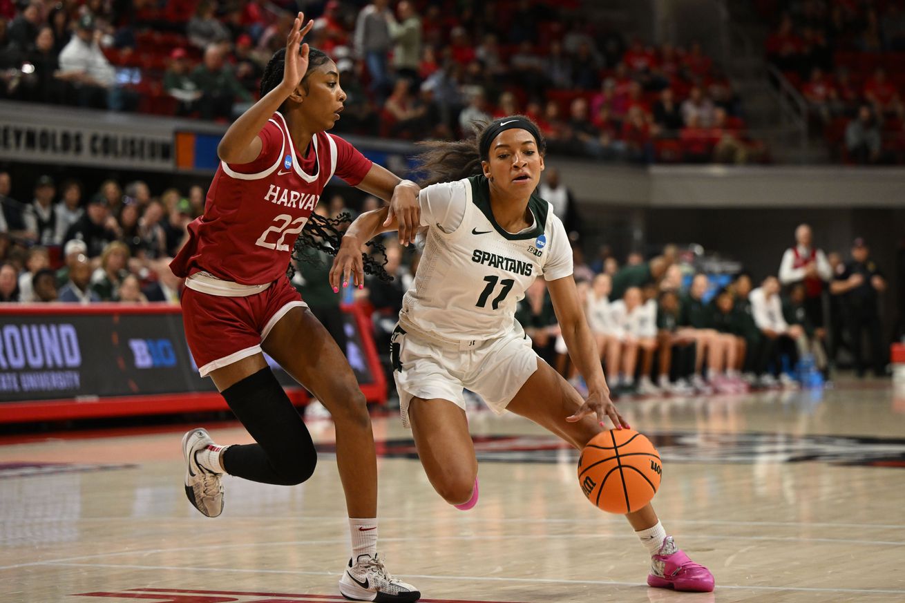 NCAA Womens Basketball: NCAA Tournament First Round-Harvard at Michigan St.
