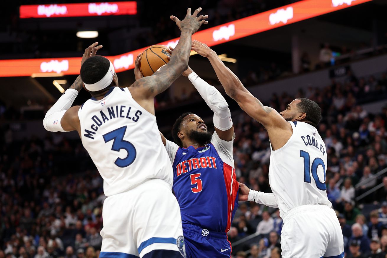 NBA: Detroit Pistons at Minnesota Timberwolves