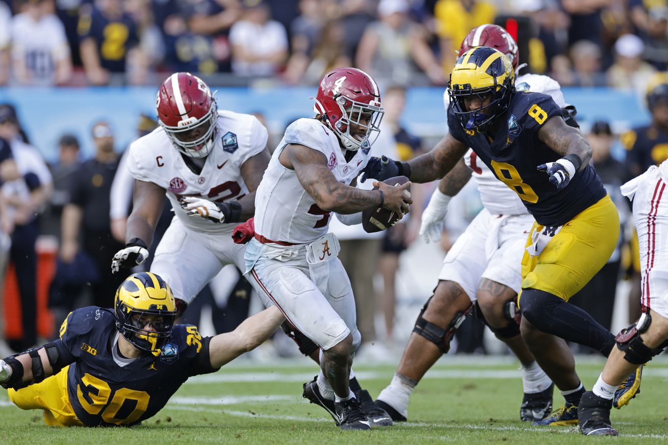 COLLEGE FOOTBALL: DEC 31 ReliaQuest Bowl - Alabama vs Michigan