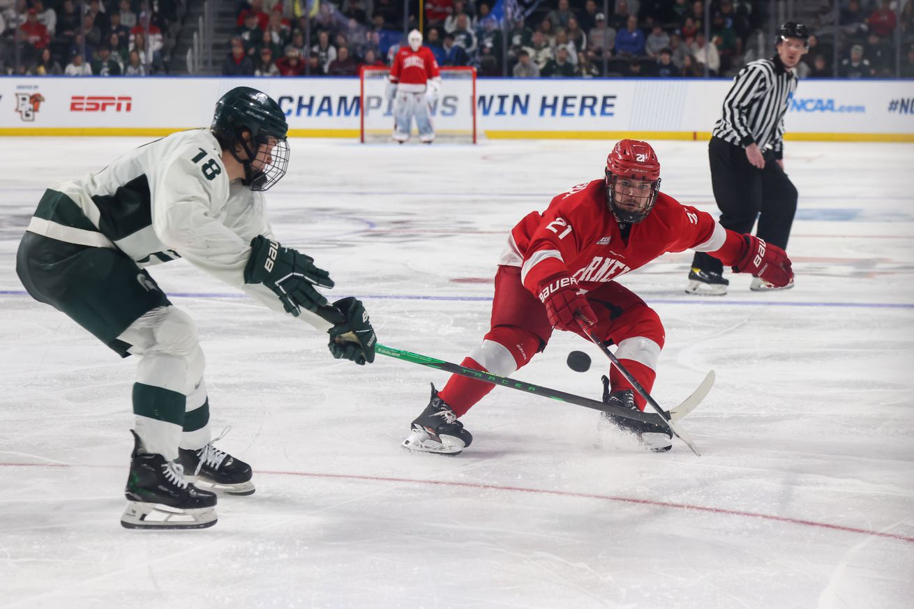 NCAA HOCKEY: MAR 27 DI Men’s Ice Hockey Championship Toledo Regional - Cornell vs. Michigan State