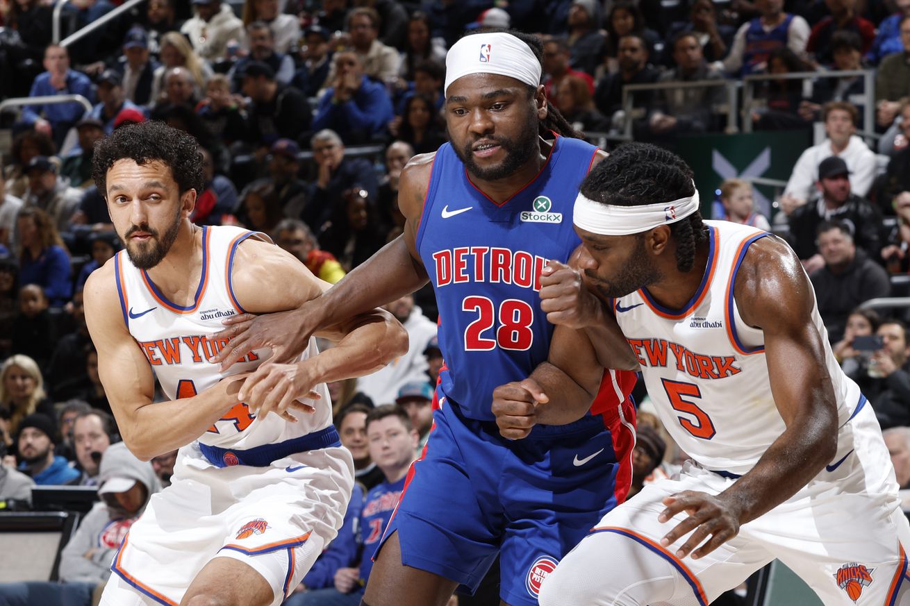 New York Knicks v Detroit Pistons