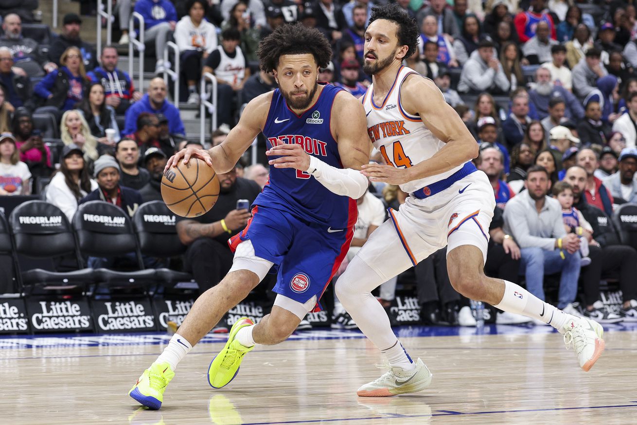 New York Knicks v Detroit Pistons