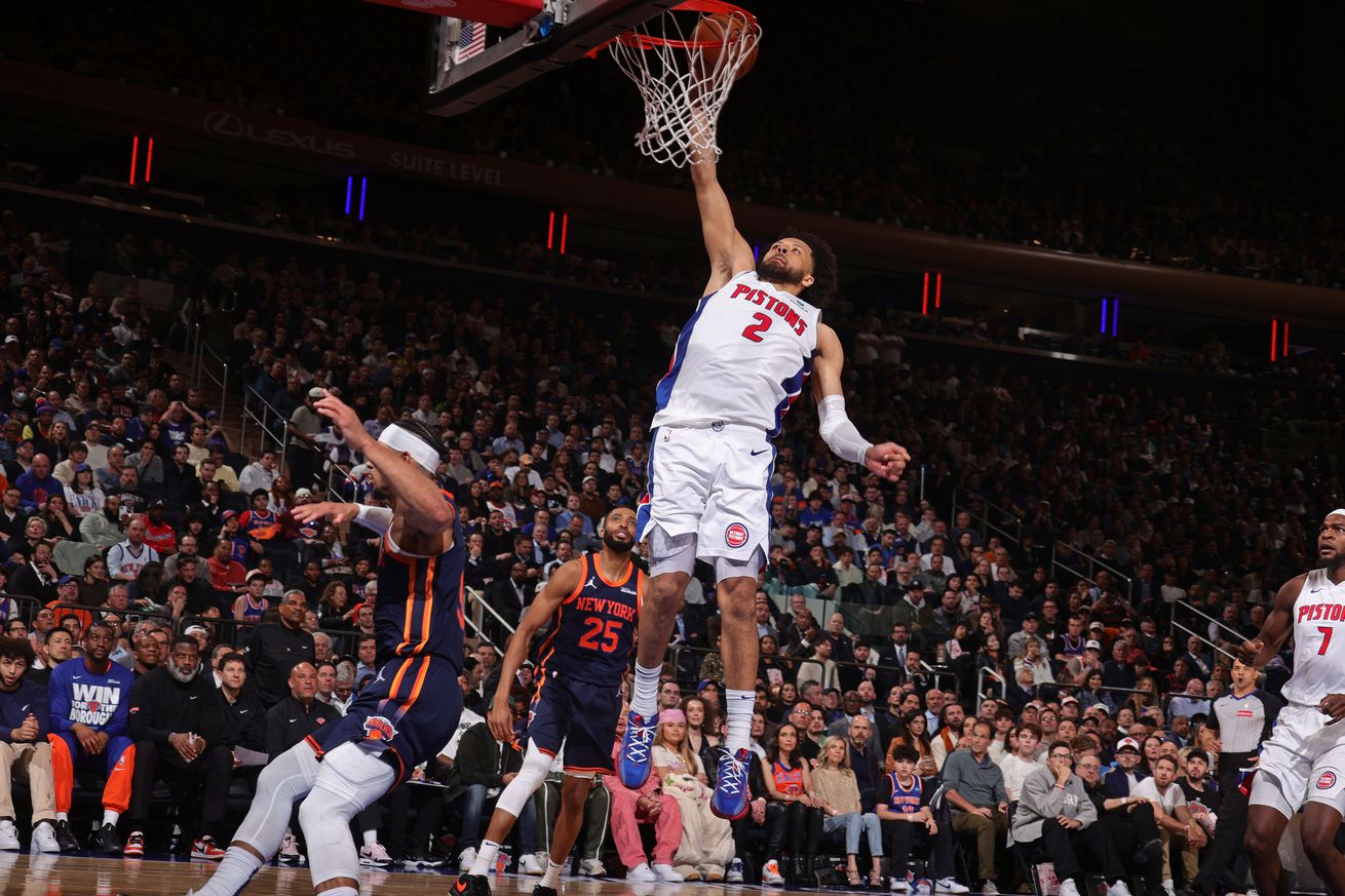 2025 NBA Playoffs - Detroit Pistons v New York Knicks - Game Two