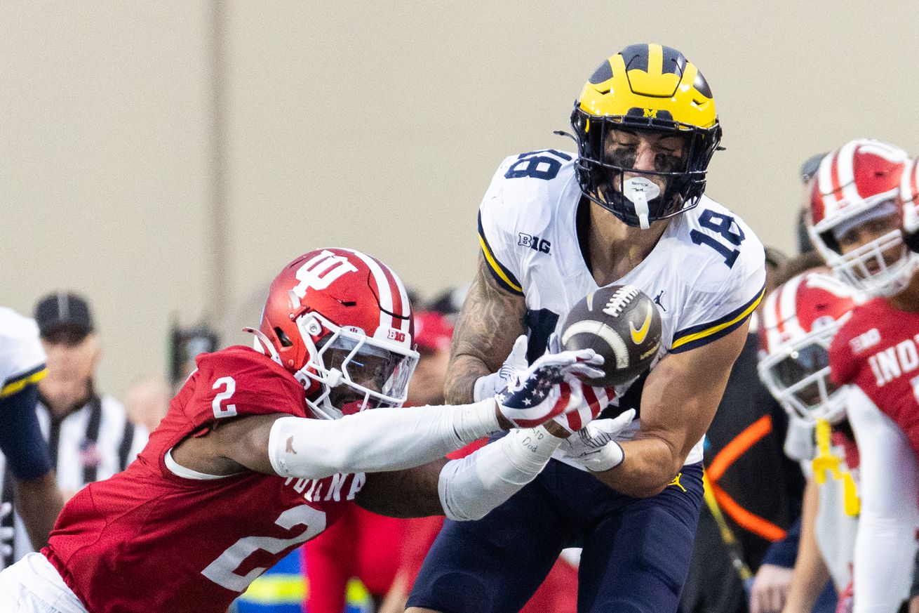 NCAA Football: Michigan at Indiana