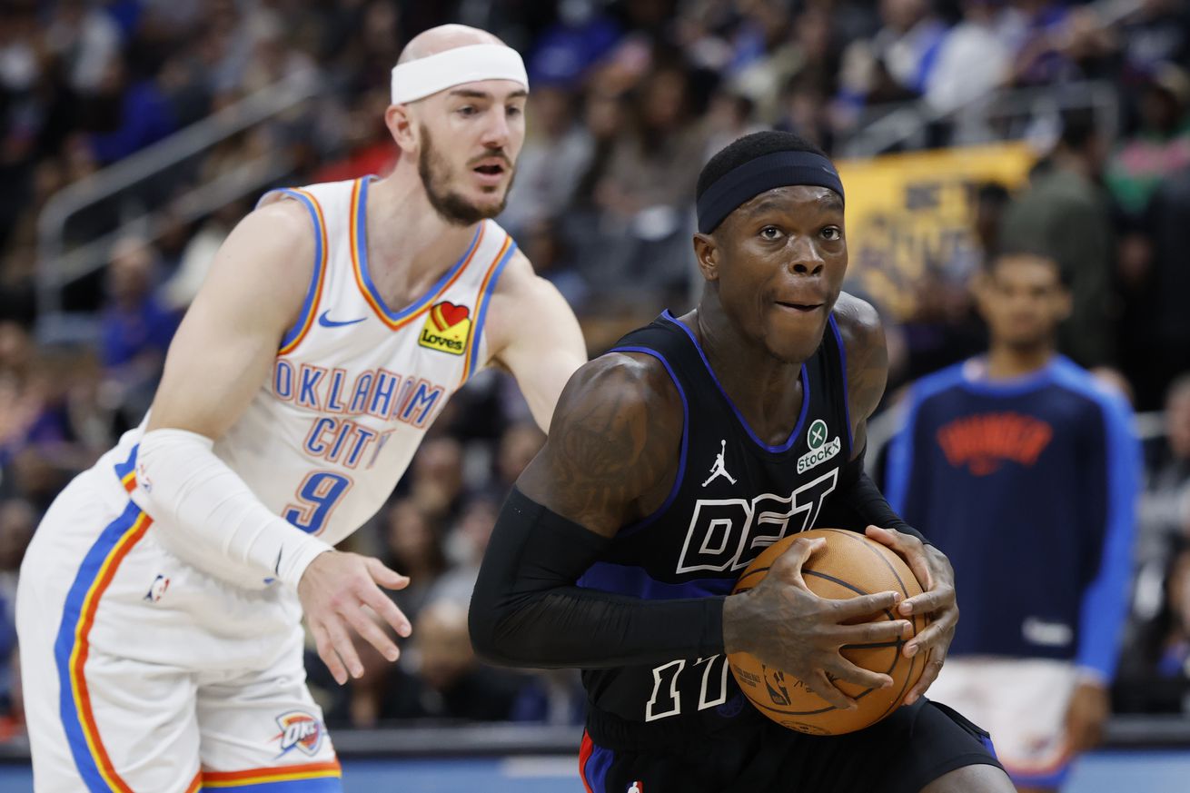 NBA: Oklahoma City Thunder at Detroit Pistons