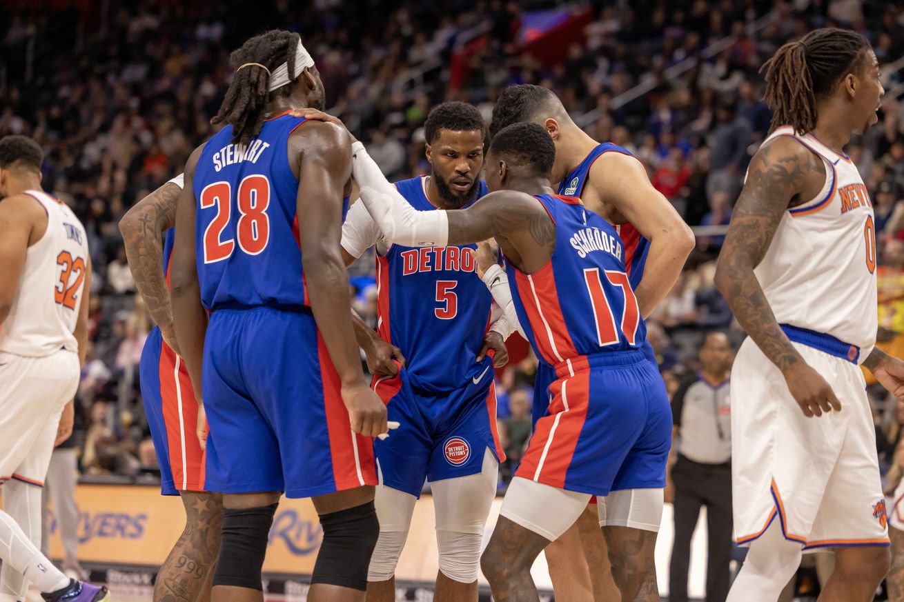 NBA: New York Knicks at Detroit Pistons