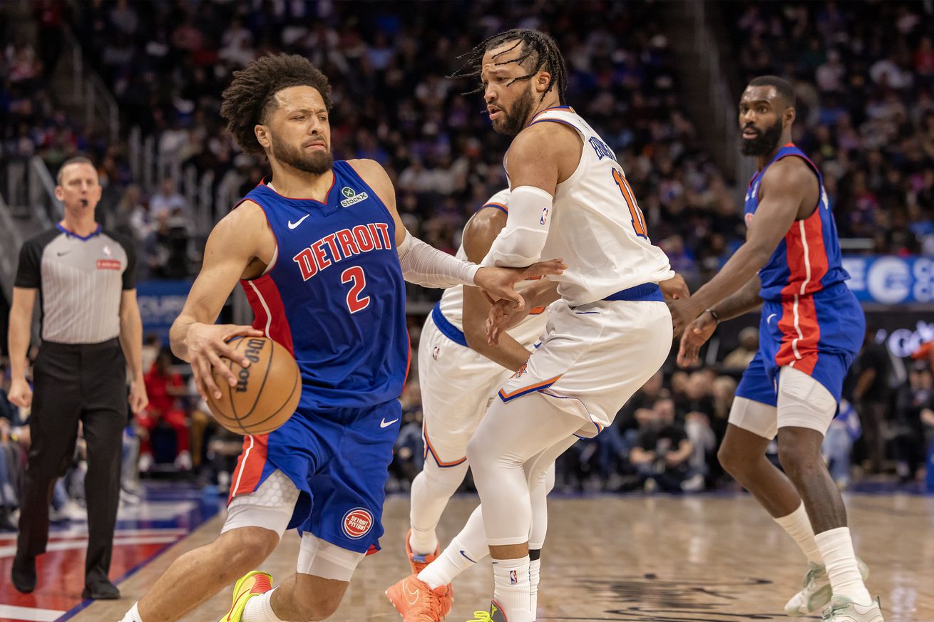 NBA: New York Knicks at Detroit Pistons