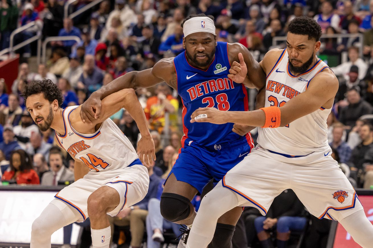 NBA: New York Knicks at Detroit Pistons