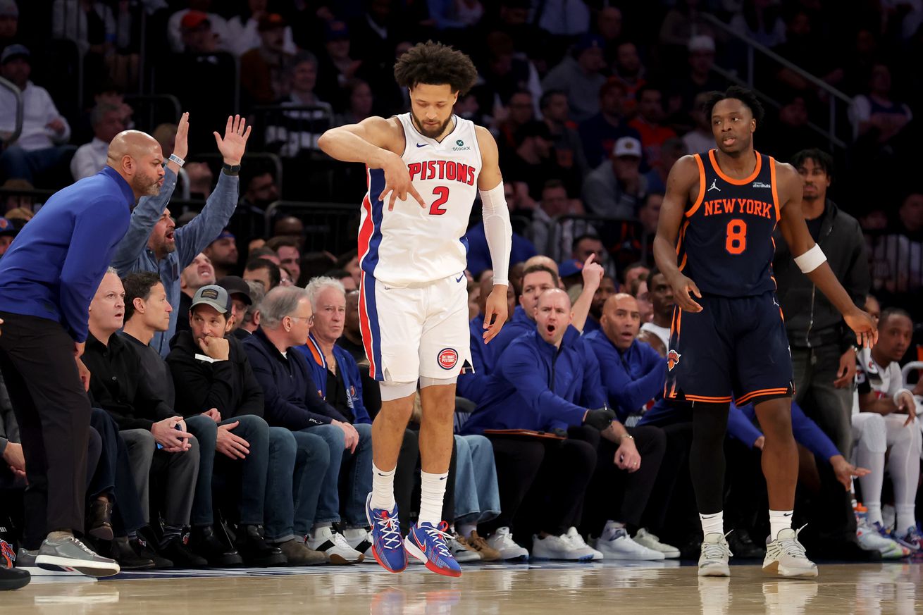 NBA: Playoffs-Detroit Pistons at New York Knicks