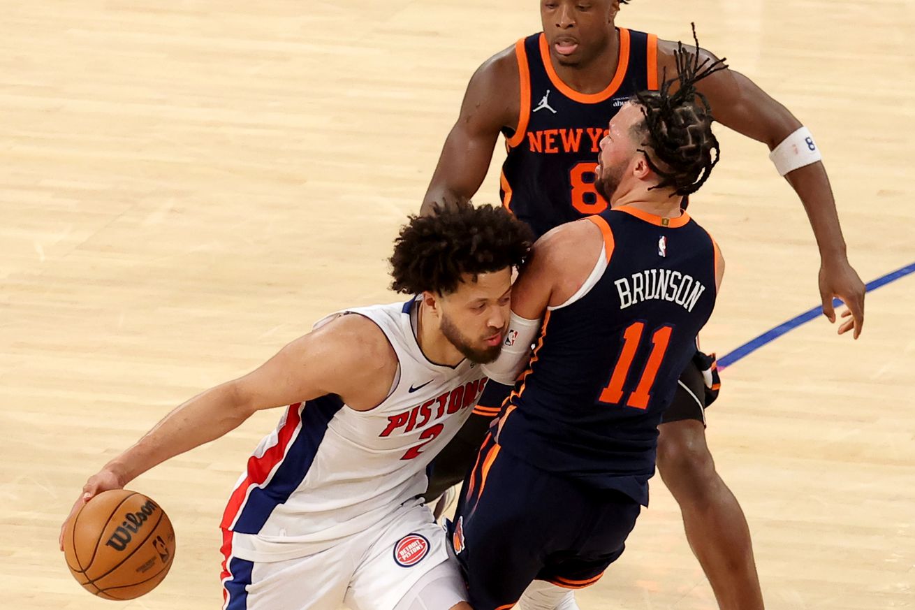 NBA: Playoffs-Detroit Pistons at New York Knicks