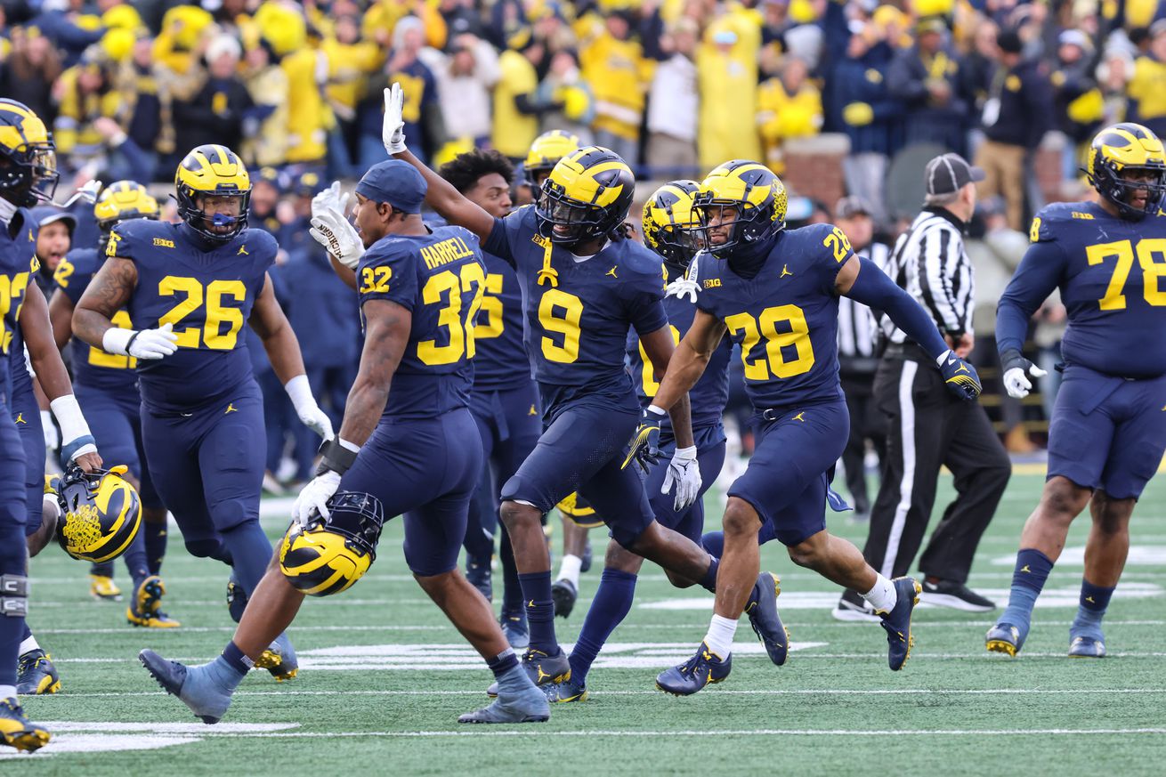 COLLEGE FOOTBALL: NOV 25 Ohio State at Michigan