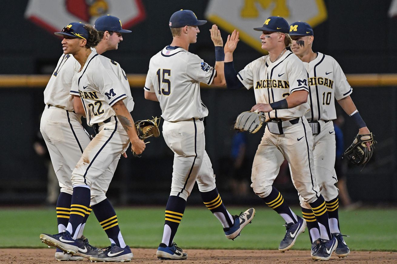 College World Series - Michigan v Vanderbilt - Game One