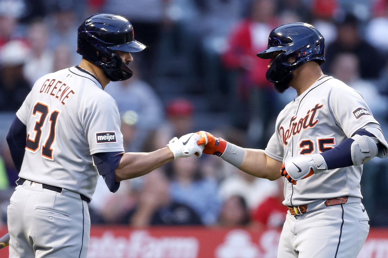 Detroit Tigers v Los Angeles Angels