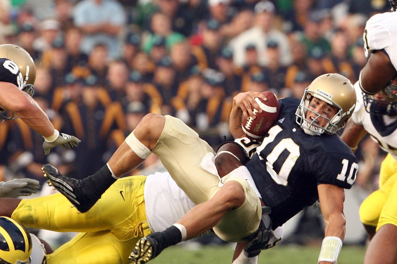 NCAA Football: Michigan at Notre Dame