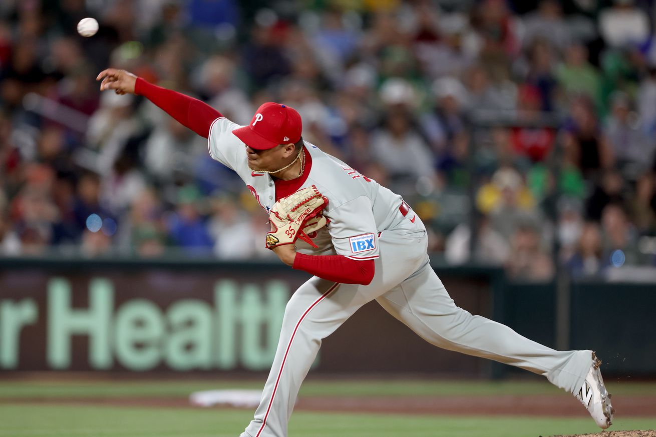 MLB: Philadelphia Phillies at Athletics