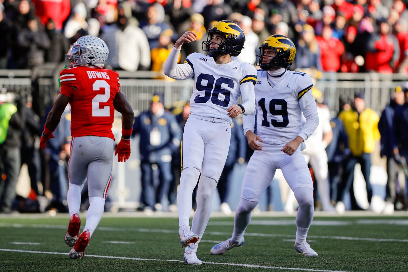 COLLEGE FOOTBALL: NOV 30 Michigan at Ohio State