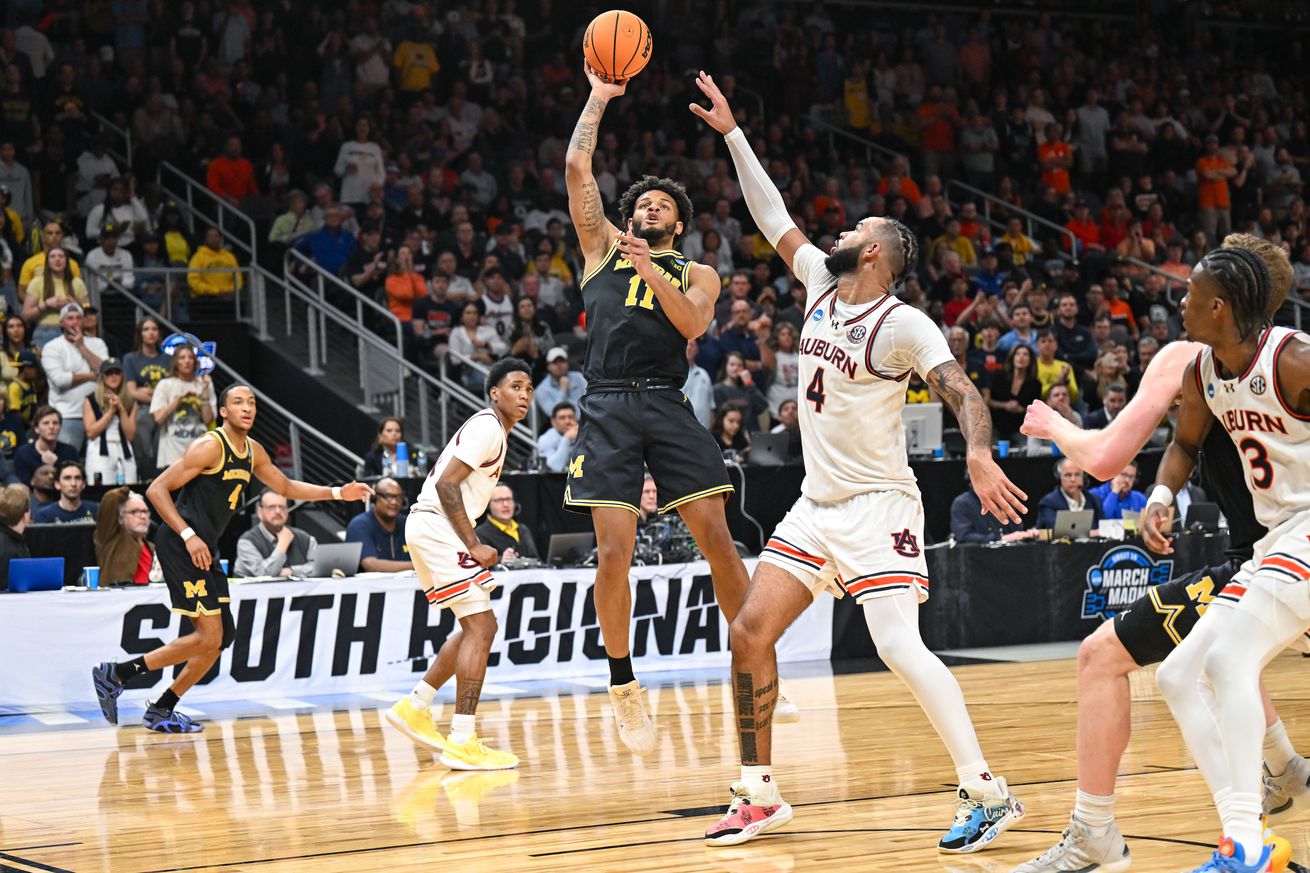 NCAA BASKETBALL: MAR 28 Div I Men’s Championship - Sweet Sixteen - Michigan vs Auburn