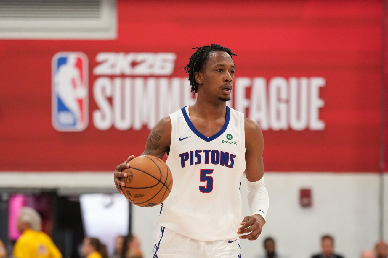 2025 NBA Summer League - New York Knicks v Detroit Pistons