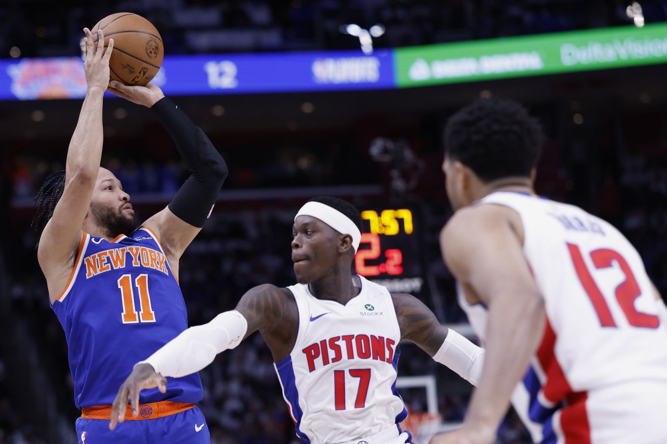 NBA: Playoffs-New York Knicks at Detroit Pistons